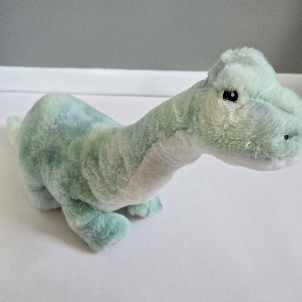 Fao Schwarz 12" Glow Brights LED with Sound Apatosaurus Dinosaur Toy Plush - Picture 2 of 11
